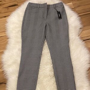 Express Black and White Houndstooth Pants